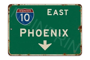 Interstate 10 Phoenix East Aluminum Highway Metal Sign - Picture 1 of 1