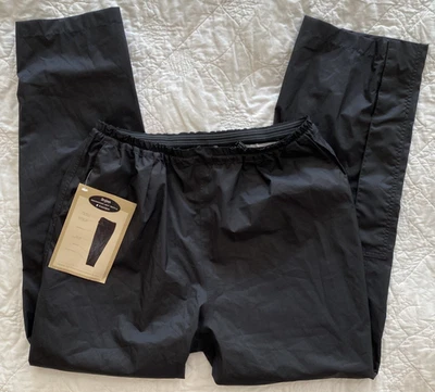 NWT Footjoy Dryjoys Light Elastic Waist Rain Pant, Medium, Style: 35523, Black - Image 1 of 4