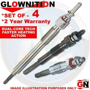 For Auris Avensis Corolla Rav 4 2.2 Diesel Heater Ignition Glow Plugs BOSCH X4 - Picture 1 of 1