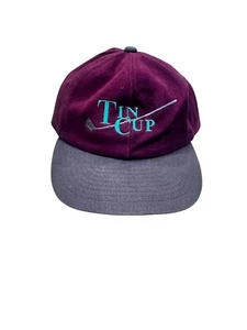 Tin Cup Vintage 1996 Golf Movie Cast & Crew Promo SnapBack Cap (Kevin Costner) - Foto 1 di 4