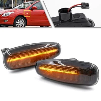 SCHWARZE Seitenblinker Für Kia Rio 3 4 Ceed cee'd Stonic Hyundai - Bild 1 von 4