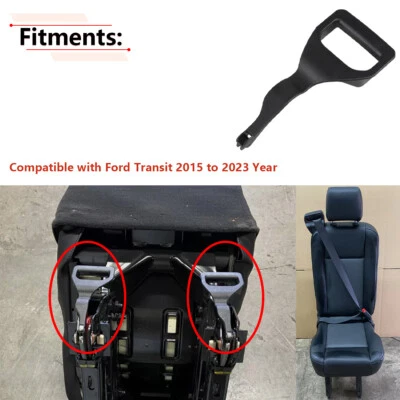 For 15-20 Ford Transit Seat Frame Anchor Release Pull Strap Handle BK3Z9962418AC - Image 1 of 4