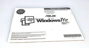 VINTAGE NEW SEALED MICROSOFT WINDOWS ME BOOK PRODUCT KEY TWINMOS CARD RM4-B15 - Picture 1 of 3
