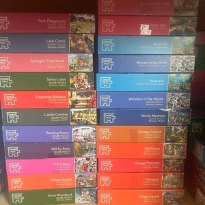 Corner Piece, jigsaw puzzles , From 500 - 1000 Pieces ,all Completed, - Picture 1 of 56