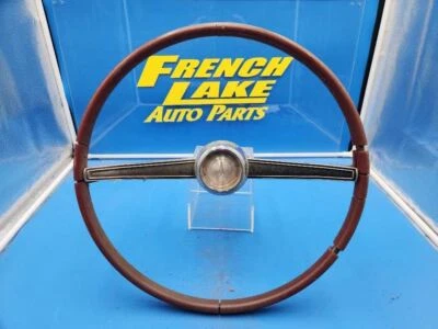 STEERING WHEEL W/HORN BUTTON FITS 1965 PLYMOUTH FURY 1182332 - Image 1 of 4