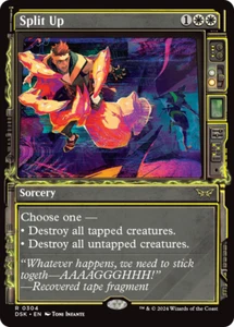 Split Up (Showcase Foil) - Duskmourn: House of Horror (DSK), 0304, casi nuevo - Imagen 1 de 1