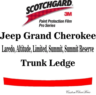 3M Scotchgard Paint Protection Pro Series 2022 2023 2024 Jeep Grand Cherokee - Image 1 of 3
