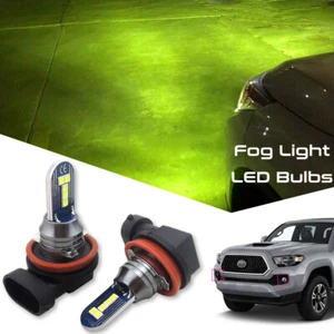 2pcs Extremely Bright Lemon Green LED Fog Light Bulb for Toyota Tacoma 2012-2023 - Picture 1 of 10