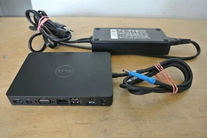 Dell WD15 K17A USB-C Docking Station K17A001 5FDDV 05FDDV w/ 180W AC Adapter RB - Picture 1 of 9