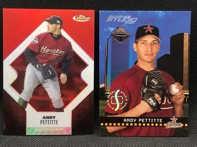 ANDY PETTITE 2004/06 TOPPS FINEST/DSONRUSS STUDIO (2) CARD LOT - Image 1 of 2