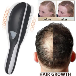 Infrared Anti Hair Loss Growth Laser Vibration Hair Brush Comb Scalp Massage Kit - Picture 1 of 16