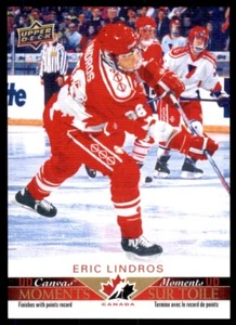 2021-22 Upper Deck Tim Hortons Team Canada UD Canvas Moments Eric Lindros #CM-14 - Imagen 1 de 2