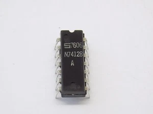 1x Signetics N74128 TTL IC DIP14 - Picture 1 of 3