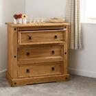 CHEST OF 3-DRAWERS BEDSIDE TABLE CABINET STORAGE CORONA BEDROOM FURNITURE