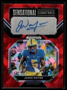 2023 PRIZM DRAFT RED ICE SENSATIONAL AUTO JARED WAYNE PITT - Picture 1 of 1