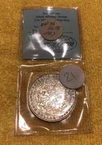 1920 George V King Emperor Of India Straits Settlements 1 Dollar Silver Coin XF - Picture 1 of 4