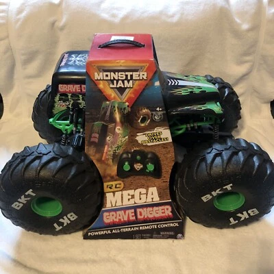 Official Mega Grave Digger All-Terrain Remote Control Monster Jam New - Image 1 of 4