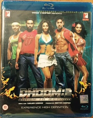 DHOOM 2 BLU-RAY - HRITHIK ROSHAN, AISHWARYA - BOLLYWOOD SPECIAL EDITION BLURAY - Image 1 of 2