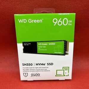Western Digital SN350 960GB NVMe SSD M.2 2280 Internal Drive New