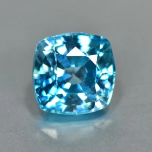 1.05Ct Cushion, Fair Natural Blue Zircon _Cambodia - Picture 1 of 1