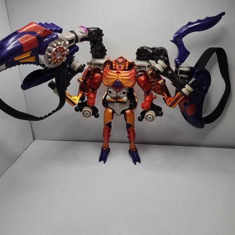 1998 Transformers Beast Wars Transmetals RAMPAGE Crab Predacon VTG NICE! Cover