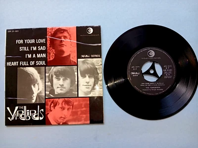 THE YARDBIRDS FOR YOUR LOVE 1965 EP RARE ITALIAN VINYL 7" MOD ROCK JEFF BECK - Image 1 of 4