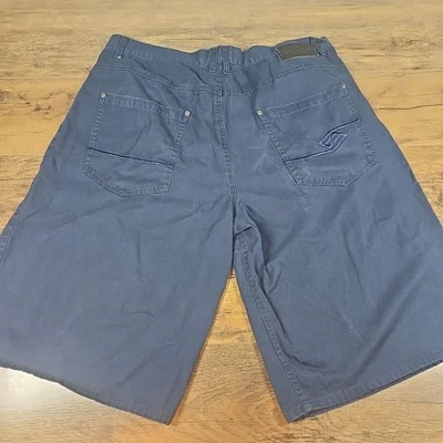 Pantalones Cortos De Colección Enyce Y2K Sueltos Azul Marino Denim Para Hombres 46 Patinador Ropa de Calle Hip Hop Foto 1 de 4