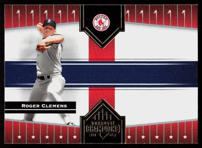 2005 Donruss Champions Roger Clemens #101 Baseball CARD Boston Red Sox - Image 1 of 2