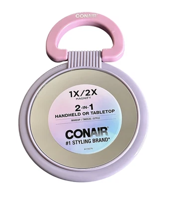 Espejo de mano o soporte redondo Conair 2X Foto 1 de 3