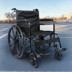 PORIYA Wheelchair 24'' Manual Folding Wheel Chair for Elderly Portable Foldable - Picture 1 of 13