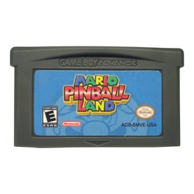 Mario Pinball Land (Nintendo Game Boy Advance, 2004) GBA