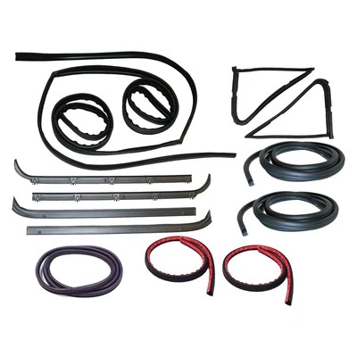 For Ford F-150 80-86 Inner & Outer Driver & Passenger Side Belt Weatherstrip Kit Foto 1 de 2