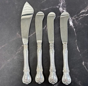 Towle Old Master Sterling Silver Hollow Handled Knives, Set of 4 - Picture 1 of 8
