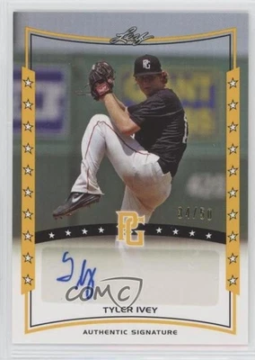 2014 Leaf Perfect Game Showcase Auto Gold /50 Tyler Ivey #A-TI1 Auto - Image 1 of 2
