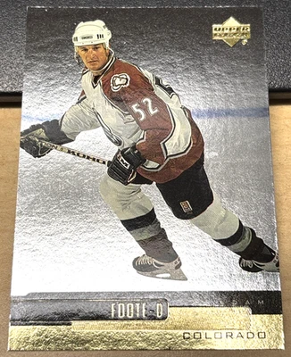 1999-2000 99/00 Upper Deck Gold Reserve #40 Adam Foote Colorado Avalanche - Image 1 of 2