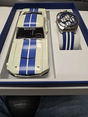 BULOVA SHELBY LIMITED EDITION BULOVA RACING CHRONO 98B452 BRAND NEW - Image 1 of 4