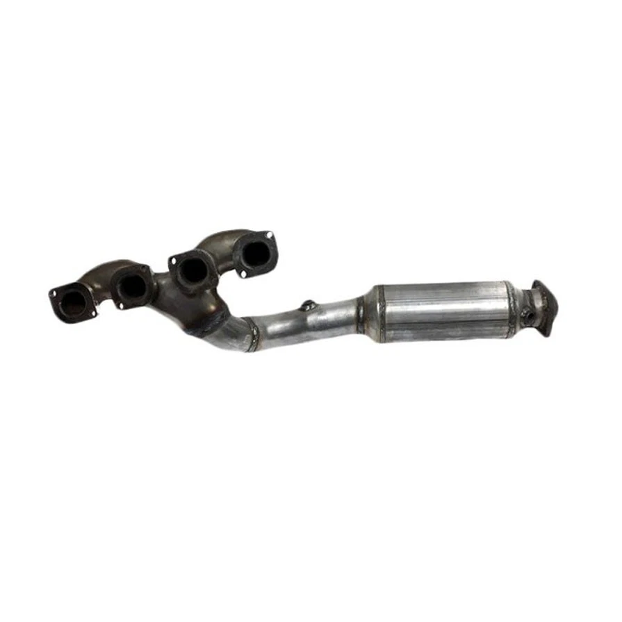 Convertidor catalítico colector lateral pasajeros BMW 545i 745i 2004-2005 EE. UU. Foto 1 de 4
