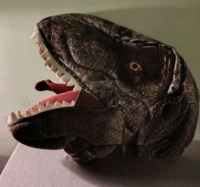 Jurassic World Dinosaurio Big Greeter Head TRex DanDee Espuma Disfraz Máscara Halloween Foto 1 de 4