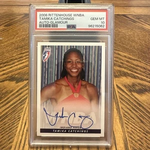 2006 Rittenhouse WNBA Hall of Fame TAMIKA CATCHINGS Autographed PSA 10 - Picture 1 of 6