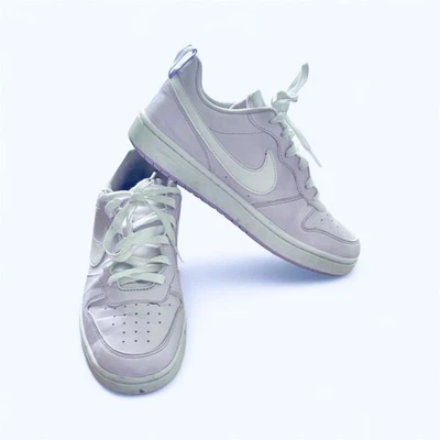耐克 Kid Youth Court Borough Recraft Shoes 500 Lilac 6 紫色运动鞋 跑步  — 第 1/4 张图片
