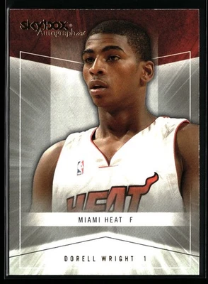 Dorell Wright 2004-05 SkyBox Autographics #84 Insignia #/150 Rookie Miami Heat Foto 1 de 2