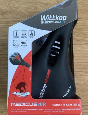 Asiento de bicicleta Wittkop Medicus Air 97995413-1 espuma viscoelástica impermeable sillín de ciudad Foto 1 de 4