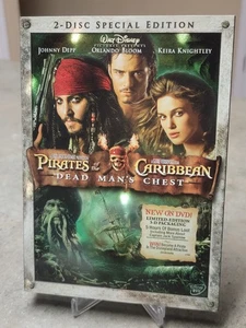 Pirates of the Caribbean: Dead Man's Chest w/slipcover Dvd 2006 - Foto 1 di 6