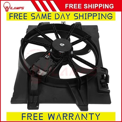For 06-11 Ford Crown Victoria Lincoln Town Car Radiator Cooling Fan Assembly - Image 1 of 4