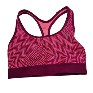 Champion Womens Sz M Medium Support Sports Bra Racerback Pink - Picture 1 of 4