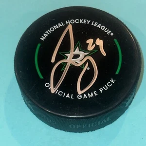 JAKE OETTINGER Signed Dallas STARS Official GAME Puck Beckett (BAS) - Imagen 1 de 3