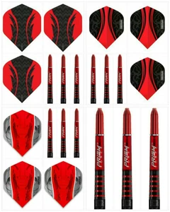 Winmau Prism Force Dart Schäfte + Dart Flights Pentathlon und Archers Kombi Set