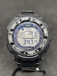 Brújula, barómetro, altímetro sensores solares negros resistentes CASIO PROTREK PRG-250. - Imagen 1 de 16
