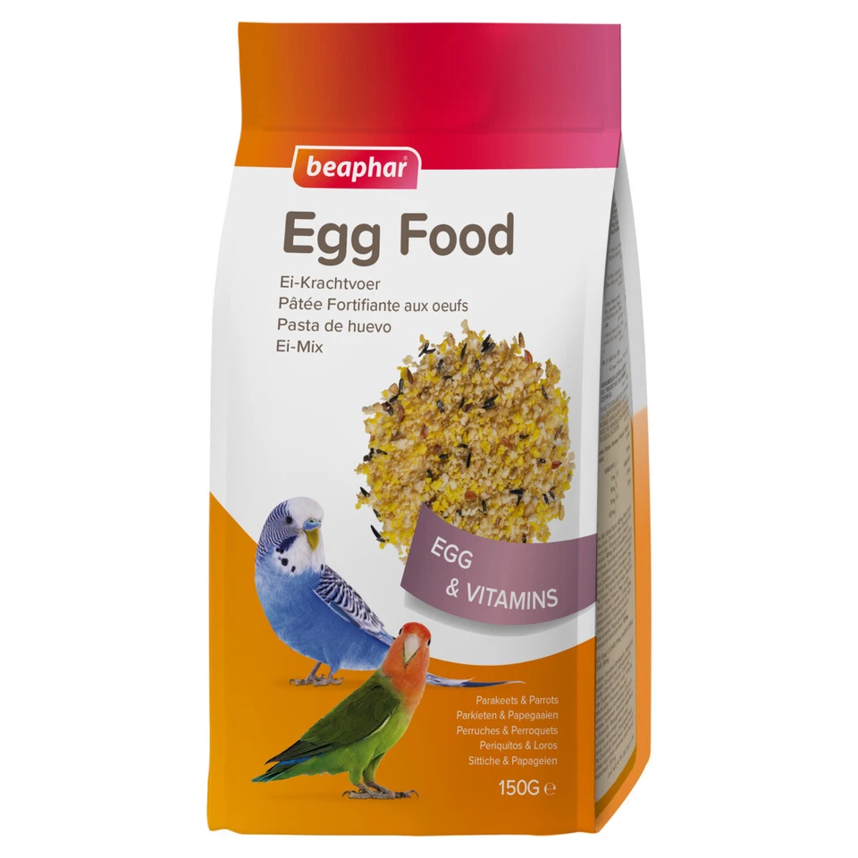 Beaphar Ei-Mix für Sittiche & Papageien 150 g, Vogelfutter, UVP 2,99 EUR, NEU - Bild 1 von 1