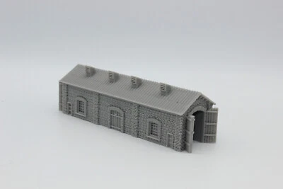 Z Scale 1/220 3D Printed Engine House Single Stall - Image 1 of 2